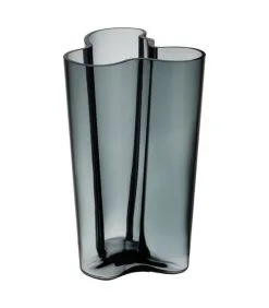 Iittala Alvar Aalto Collection Vaas 251mm Donkergrijs
