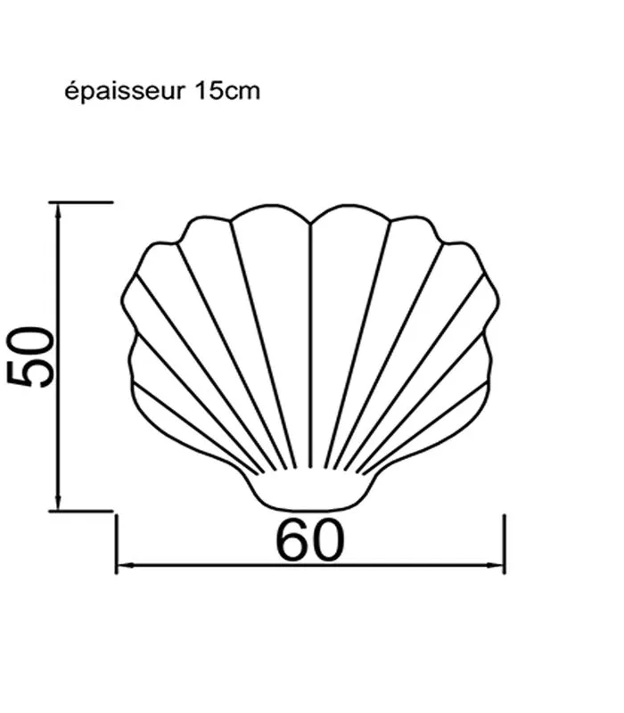 MX HOME Buitenkussen Schelpvorm Raffia-effect 6 MX HOME Buitenkussen Schelpvorm Raffia-effect - Image 4