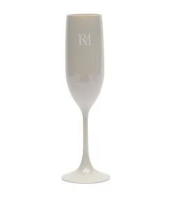 Rivièra Maison Champagneglas 155 Ml - RM Monogram Outdoor - Beige - MS