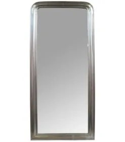 Rivièra Maison Spiegel Staand - Place Vendôme Mirror - 100x220 Cm - Zilver