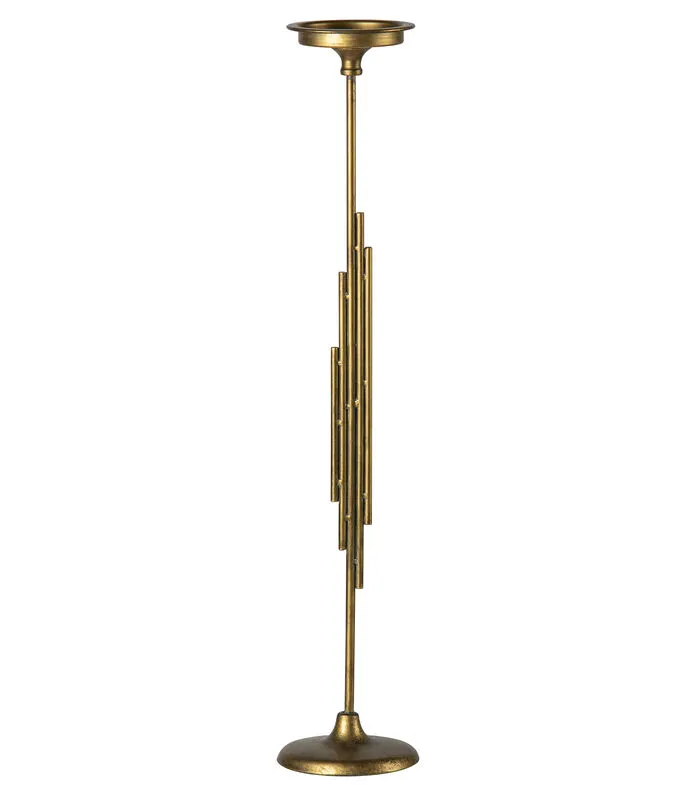 BePureHome Luminary Kandelaar - Metaal - Antique Brass - 75x15x15 3 BePureHome Luminary Kandelaar - Metaal - Antique Brass - 75x15x15