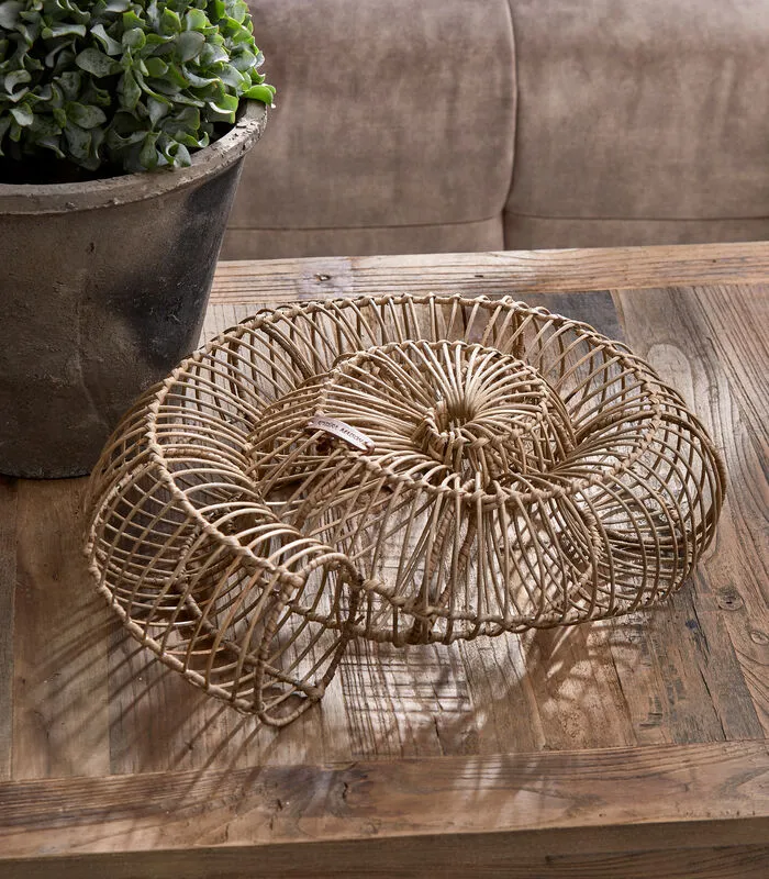 Rivièra Maison Schelp, Rotan Zeeschelp - 3D Round Seashell Decoration Statue - Bruin 4 Rivièra Maison Schelp, Rotan Zeeschelp - 3D Round Seashell Decoration Statue - Bruin - Image 2