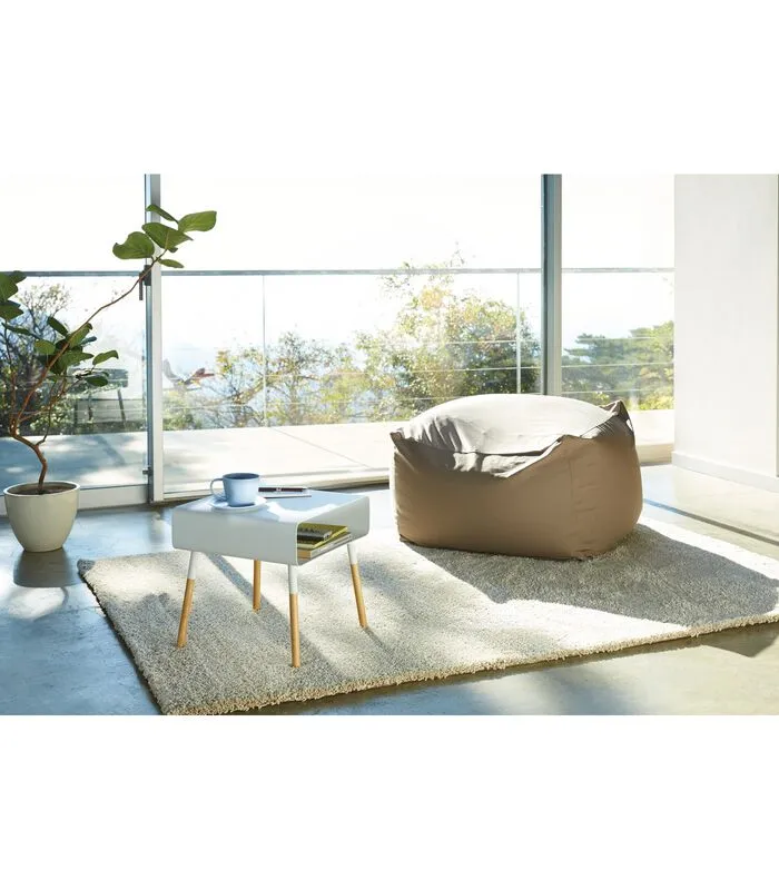 Yamazaki Low Side Table - Plain - White 4 Yamazaki Low Side Table - Plain - White - Image 2