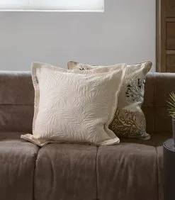 Rivièra Maison Kussenhoes, Kussensloop 50x50, Sierkussen Bladprint - Demindy - Wit - 5 Rivièra Maison Kussenhoes, Kussensloop 50x50, Sierkussen Bladprint - Demindy - Wit - -Meubilair Geschäft e24fa45d2f6b491c9c7672cff2d5b479