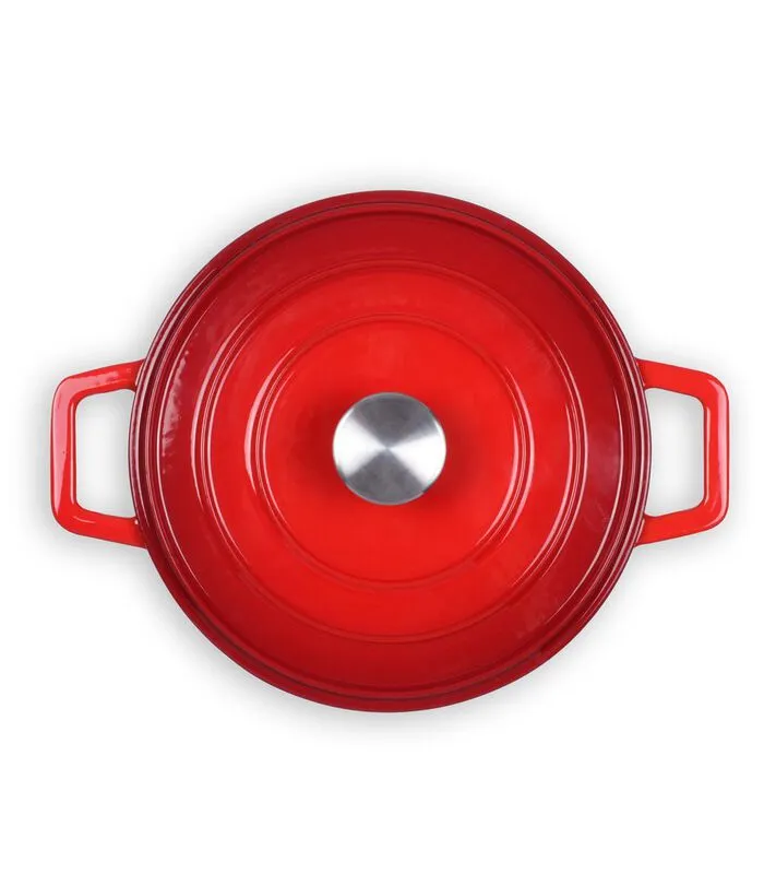 LIVOO Ronde Gietijzeren Stoofpot 4 LIVOO Ronde Gietijzeren Stoofpot - Image 2