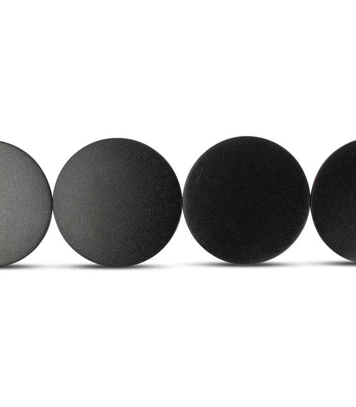 Salt & Pepper Glasonderzetter Zwart Cheers - Set/4 4 Salt & Pepper Glasonderzetter Zwart Cheers - Set/4 - Image 2