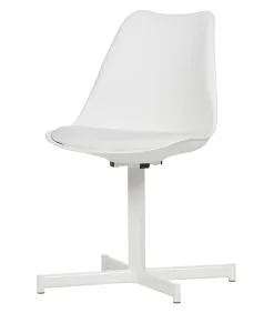VTwonen Flow Eetkamerstoel - Pp/Metaal - Wit - Set Van 2 -Meubilair Geschäft e370062e876f4869b9f354044e6030a5