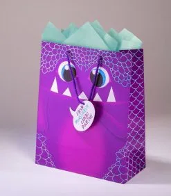 Editor Geschenkentas L 26 X H 32,5 X P 12,5 Cmmonstre Rigolo