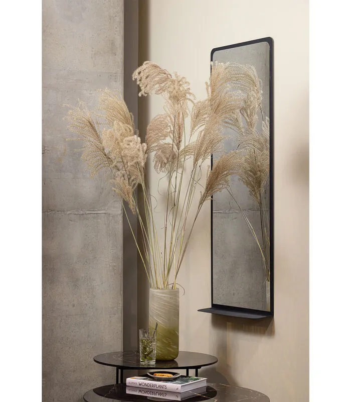 WOOOD Cliff Passpiegel - Metaal - Zwart - 130x50x10 4 WOOOD Cliff Passpiegel - Metaal - Zwart - 130x50x10 - Image 2