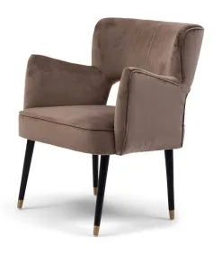 Rivièra Maison Eetstoel Laurel DAC Vel III GlMink - Polyester, Rubberhout - (LxBxH) 67.0x69.0x81.0 Cm -Meubilair Geschäft e5bb9c38a0004806b969b982d9dd38a9