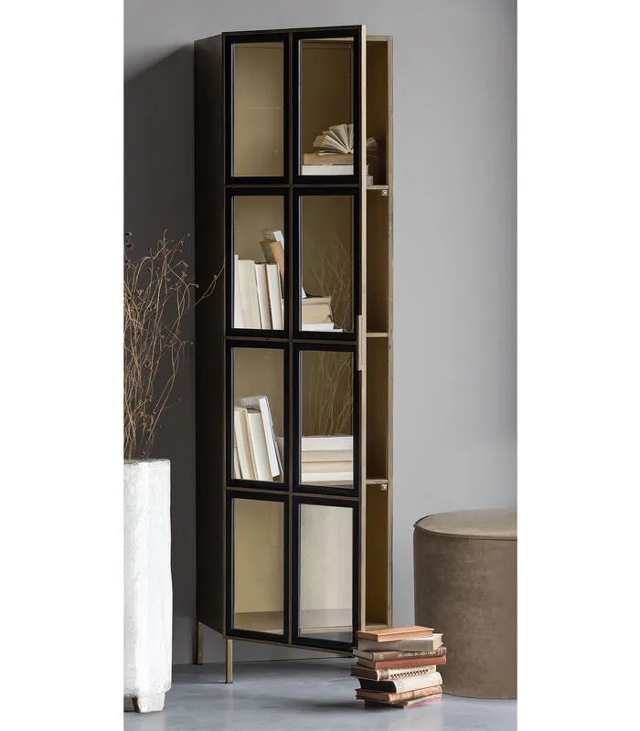 WOOOD Exclusive Exclusive Holy Vitrinekast - Metaal - Antique Brass - 187x50x38 4 WOOOD Exclusive Exclusive Holy Vitrinekast - Metaal - Antique Brass - 187x50x38 - Image 2