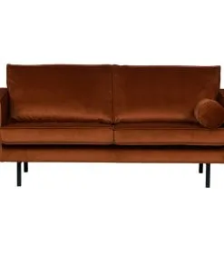 BePureHome Rodeo Bank 2,5-Zits - Velvet - Roest - 85x190x86 -Meubilair Geschäft e65336c1edf54e78ab617160a9a4cb5e