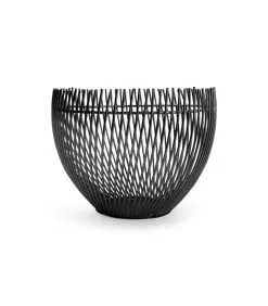 Salt & Pepper Draadmand 20xH15cm Zwart Twisted Iris