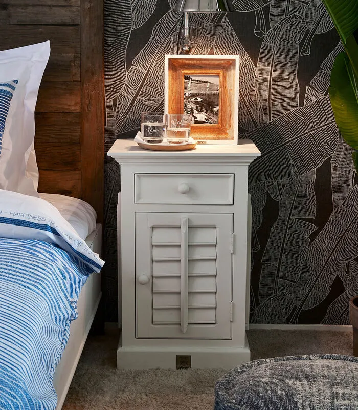 Rivièra Maison Nachtkastje - New Orleans Nachtkastjes Rechts - Wit 4 Rivièra Maison Nachtkastje - New Orleans Nachtkastjes Rechts - Wit - Image 2