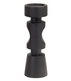 WOOOD Exclusive Midi Kandelaar - Mangohout - Zwart - 36x12x12 -Meubilair Geschäft e8074ed4053940fda7b234a1ac97269c