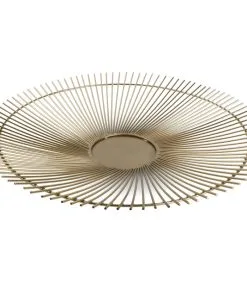 Salt & Pepper Draadmand 40xH5cm Goud Twisted Iris