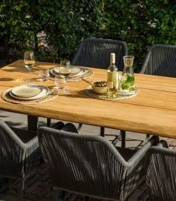 Exotan Fauteuil Buiten Plaza - Aluminium/Rope - Antraciet - Set Van 2 -Meubilair Geschäft e887a7934ca44658966a92d184e45048