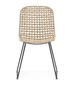 Rivièra Maison Tuinstoel Zonder Armleuning - Jakarta Outdoor Dining Chair - Bruin