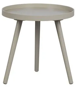 WOOOD Sasha Bijzettafel - Hout/MDF - Antique Beige - 41x41x41