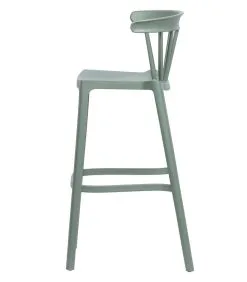WOOOD Barstoel Binnen/Buiten Bliss - Kunststof - Jadegroen - Set Van 2 -Meubilair Geschäft ea7394d3d3de410987aa0d5a3b81a6a3