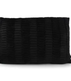 Salt & Pepper Kussen 60x40cm Velvet Zwart Misa