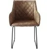 Rivièra Maison Eetkamerstoel Met Armleuning - Isco Drive Dining Armchair - Bruin