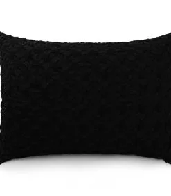 Salt & Pepper Kussen 60x40cm Zwart Boho