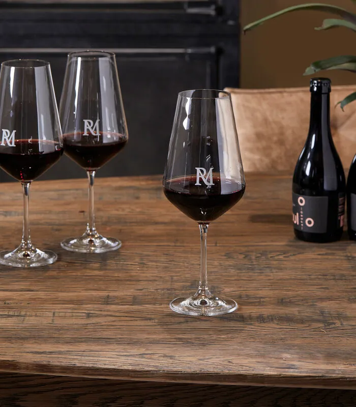 Rivièra Maison Wijnglas RM Monogram Transparant - 550ML 4 Rivièra Maison Wijnglas RM Monogram Transparant - 550ML - Image 2