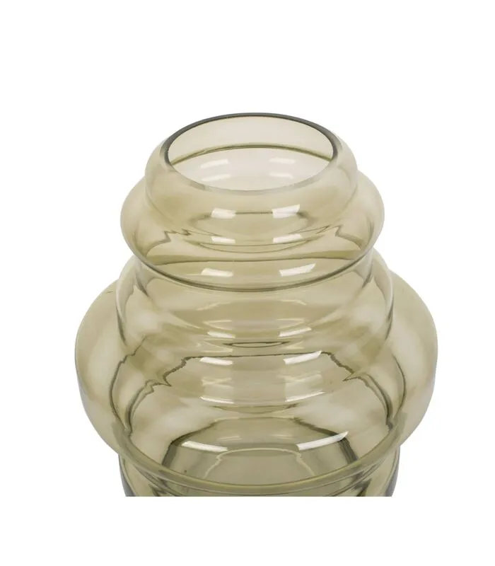 PRESENT TIME Vaas Distinct - Glas Mosgroen - Ø20x25cm 5 PRESENT TIME Vaas Distinct - Glas Mosgroen - Ø20x25cm - Image 3