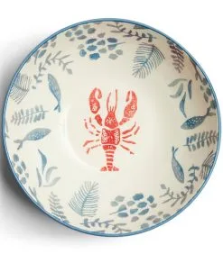 Rivièra Maison Serveerschaal, Kom Voor Salades, Fruit, Snacks - First Catch - Blauw