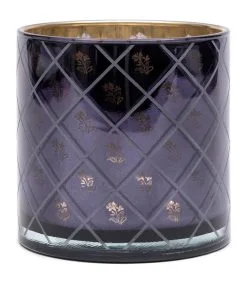 Rivièra Maison Windlicht RM Flower Donker Blauw