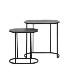 Light & Living Bijzettafel Bocov - Zwart - 53x26x53cm -Meubilair Geschäft edcea2c01d76401f8cefb9cc838d00c0