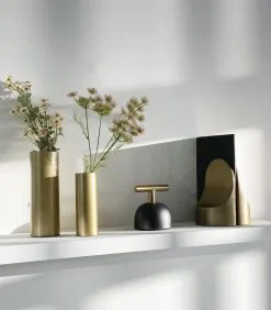 XLBoom NOELLA Vaas Medium Mat Goud -Meubilair Geschäft edfa4a9e101a4f3791778ea6ca357c71