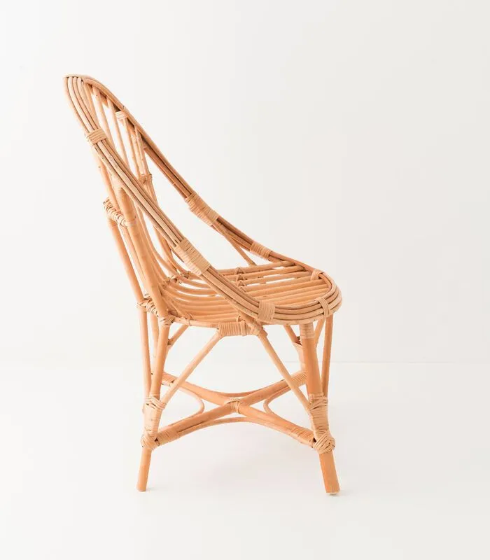 Kok Maison Marius Rieten Fauteuil Zonder Kussen 4 Kok Maison Marius Rieten Fauteuil Zonder Kussen - Image 2