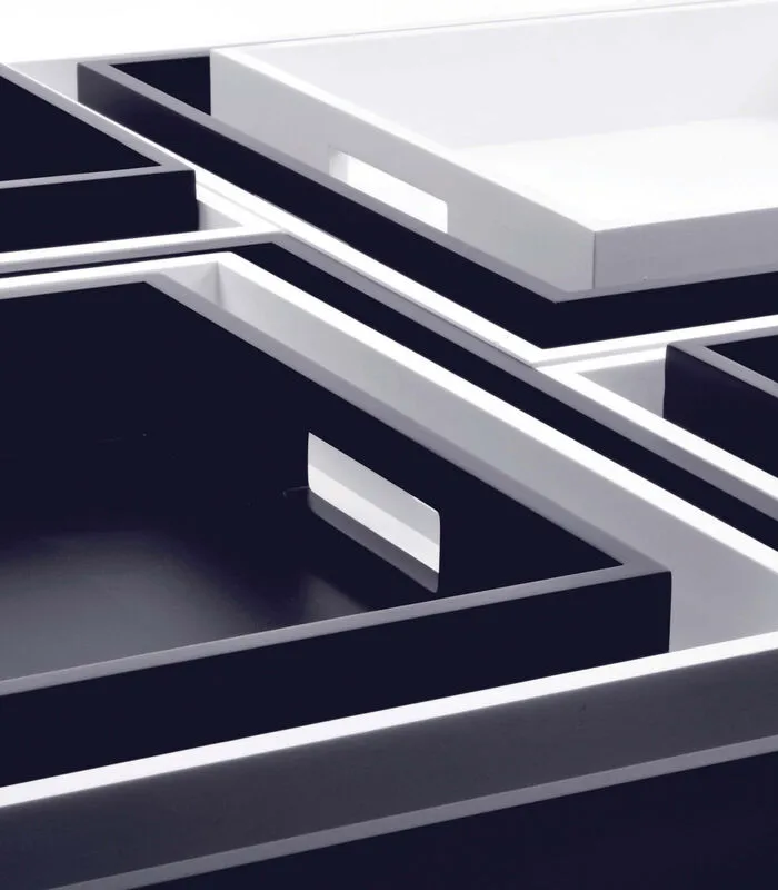 XLBoom ZEN Dienblad Small Wit 5 XLBoom ZEN Dienblad Small Wit - Image 3