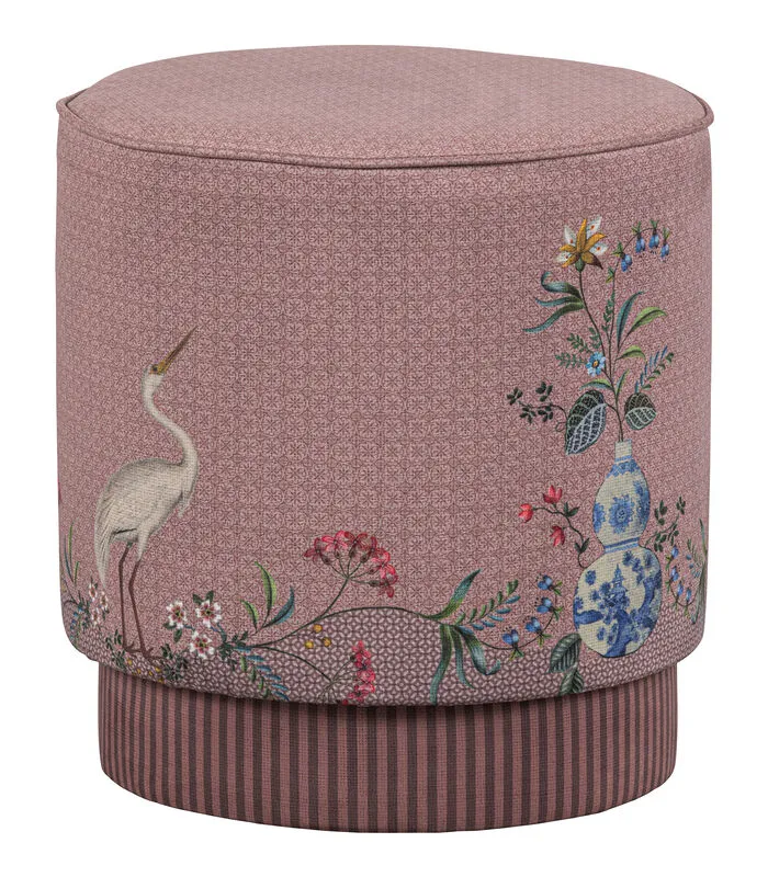 Pip Studio Poef Jolie Medium - Roze - 45x40x40 3 Pip Studio Poef Jolie Medium - Roze - 45x40x40