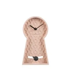 Karlsson Tafelklok Pendulum - Roze - 25x14x25cm