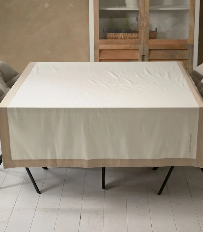 Rivièra Maison Tafelkleed Katoen, Tafellakens - Whisper White - Wit - 270x150 CM 4 Rivièra Maison Tafelkleed Katoen, Tafellakens - Whisper White - Wit - 270x150 CM - Image 2