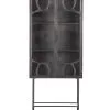 BePureHome Gracious Vitrinekast - Metaal - Zwart - 181x81x41 -Meubilair Geschäft f0acd5ac848b4e6282fd37a412605efd