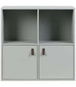 VTwonen Lower Case Four Mixed - Grenen - Betongrijs - 81x81x35