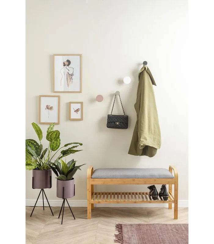 PRESENT TIME Bloempot Set Pedestal XL - Paars - Ø23+Ø20 Cm 4 PRESENT TIME Bloempot Set Pedestal XL - Paars - Ø23+Ø20 Cm - Image 2