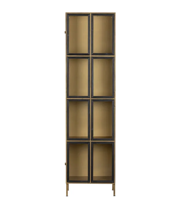 WOOOD Exclusive Exclusive Holy Vitrinekast - Metaal - Antique Brass - 187x50x38 5 WOOOD Exclusive Exclusive Holy Vitrinekast - Metaal - Antique Brass - 187x50x38 - Image 3