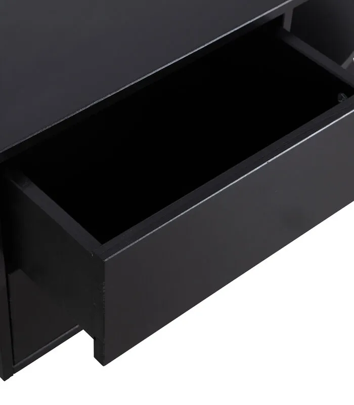 WOOOD Exclusive Exclusive Finca Tv Meubel Rond Rechts - Zwart - 40x78x40 5 WOOOD Exclusive Exclusive Finca Tv Meubel Rond Rechts - Zwart - 40x78x40 - Image 3