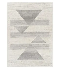 Surya Gestreept Geometrisch Vloerkleed