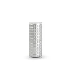 Salt & Pepper Peper/zoutmolen H12,5cm Geribbeld Zilver Savor