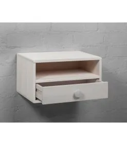 WOODEK Zwevend Nachtkastje HOPE Met Knop, Berkenhout -Meubilair Geschäft f3cba58fba3f4e1885392afdb55f7d91