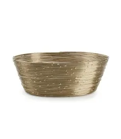 Salt & Pepper Draadmand 20,5x15xH7cm Goud Wire -Meubilair Geschäft f51d05400c56488e90d507ce91d18e09