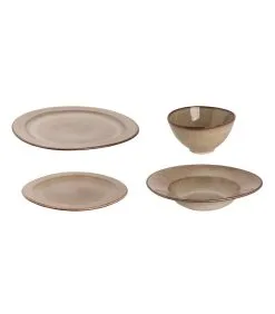 Palmer Serviesset Earth Stoneware 6-persoons 24-delig Bruin -Meubilair Geschäft f603298bf7014b87a99e8e7afeb2160a