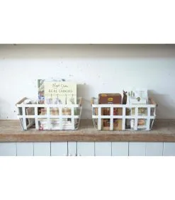 Yamazaki Storage Basket 2 Handles - Tosca -Meubilair Geschäft f6246237336a497c8387c5711c7da288