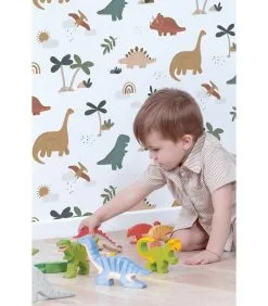 Lilipinso SUNNY Behang - Dinosaurussen Patroon -Meubilair Geschäft f676d39bcfa0443384350f0318ef39db